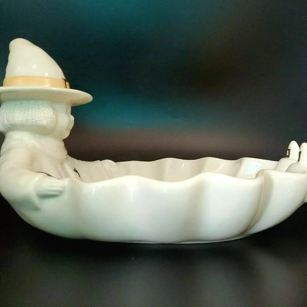 Lenox Occasions Halloween Witch Porcelain Candy Dish - Picture 7 of 12
